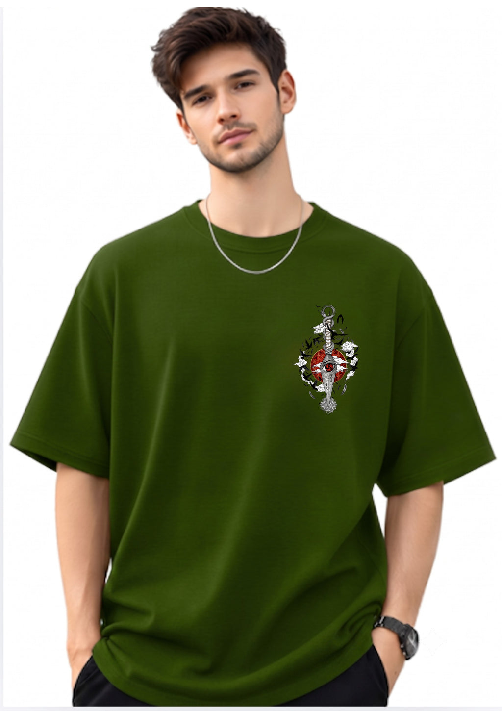 Sword Eye Graphic Oversized T-Shirt | 220 GSM | 100% Cotton