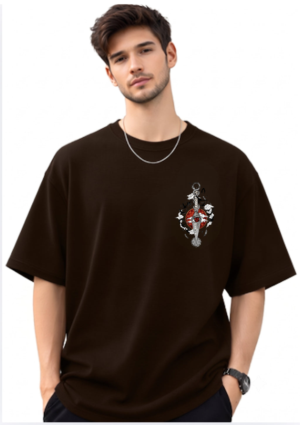 Sword Eye Graphic Oversized T-Shirt | 220 GSM | 100% Cotton