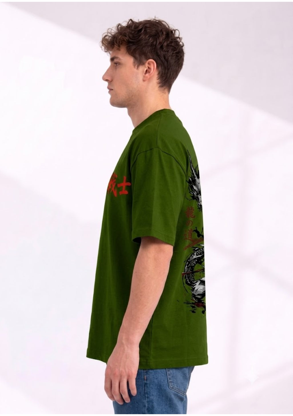 Chinese Dragon Graphic Oversized T-Shirt | 220 GSM | 100% Cotton