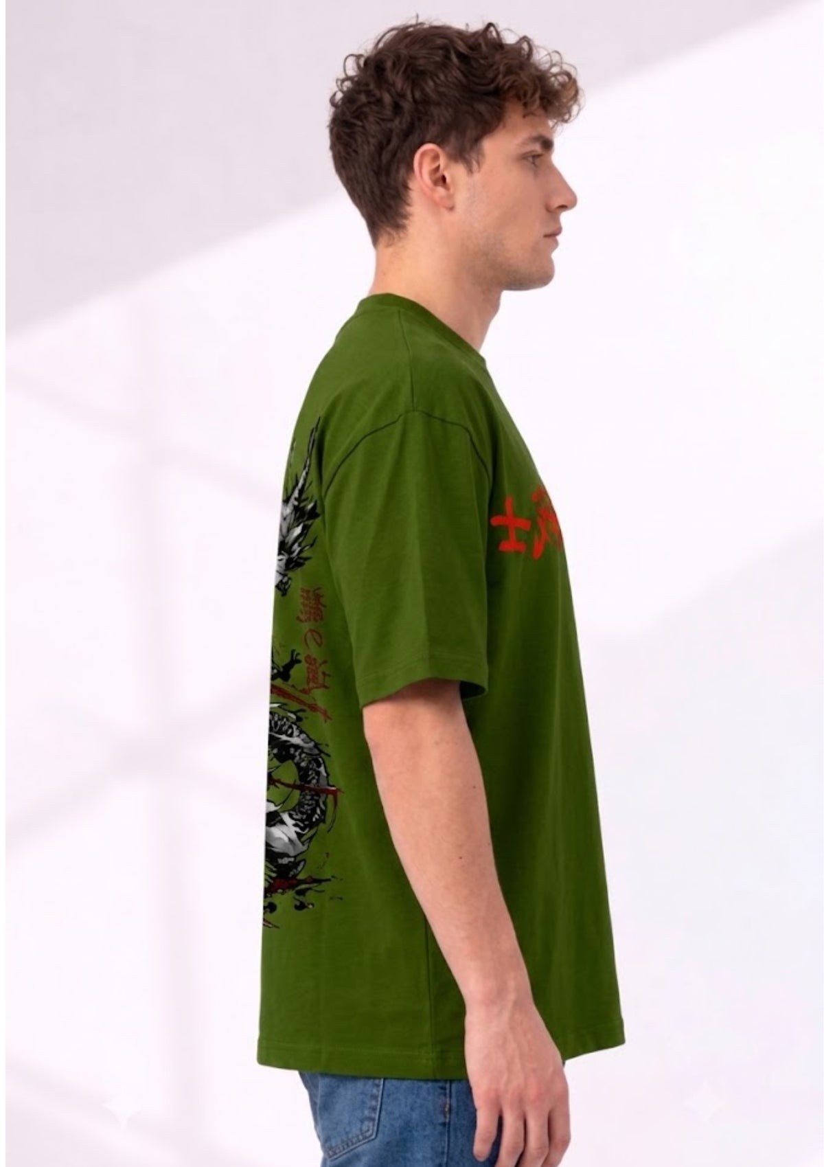 Chinese Dragon Graphic Oversized T-Shirt | 220 GSM | 100% Cotton