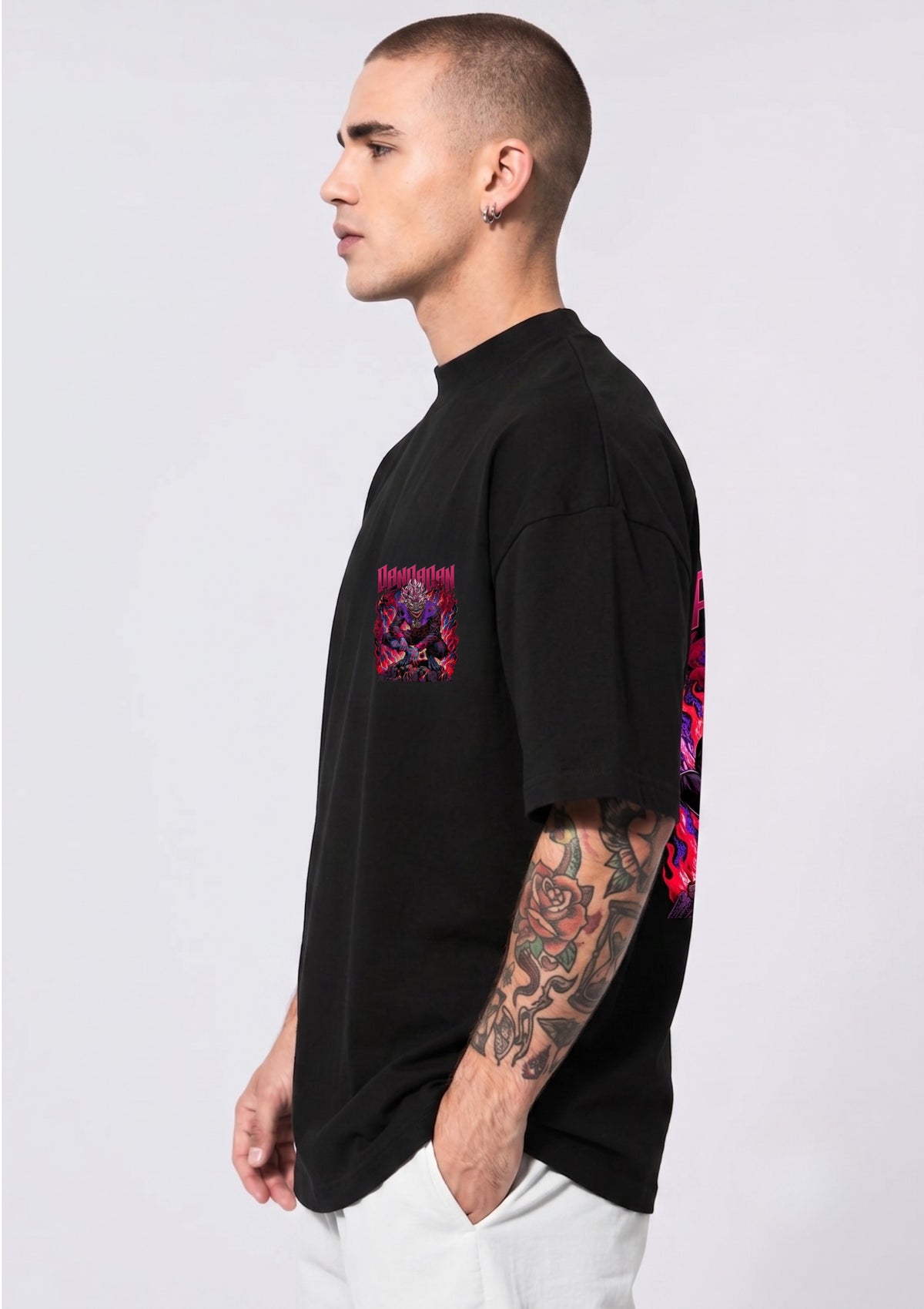 Dandadan Graphic Oversized T-Shirt | 220 GSM | 100% Cotton