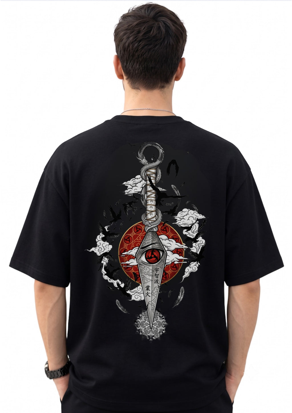 Sword Eye Graphic Oversized T-Shirt | 220 GSM | 100% Cotton