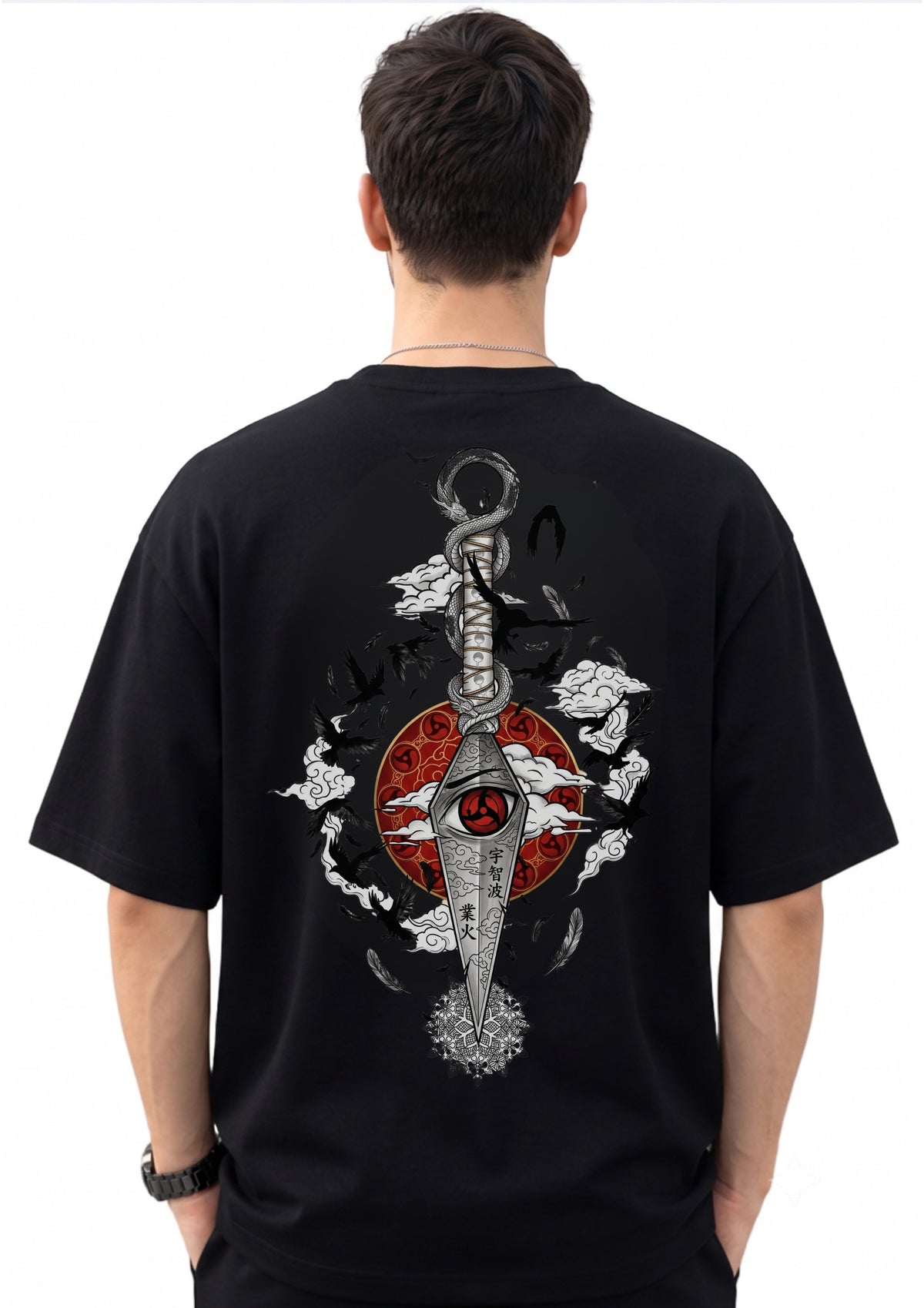 Sword Eye Graphic Oversized T-Shirt | 220 GSM | 100% Cotton