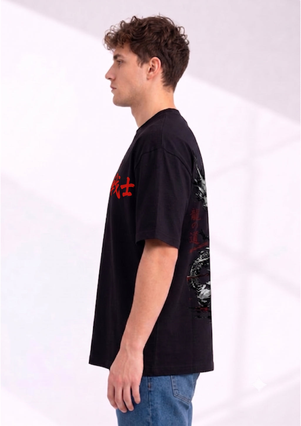 Chinese Dragon Graphic Oversized T-Shirt | 220 GSM | 100% Cotton