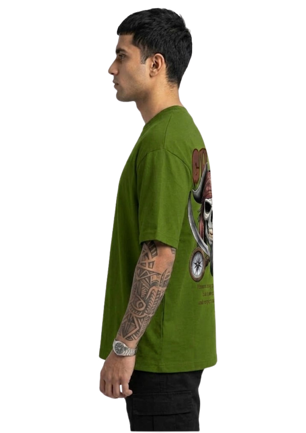 Ghost Graphic Oversized T-Shirt | 220 GSM | 100% Cotton