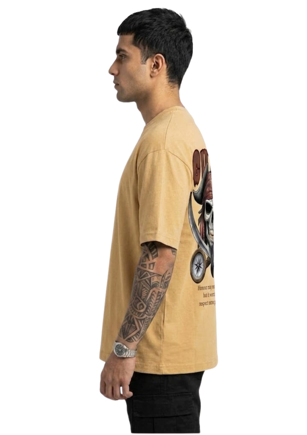 Ghost Graphic Oversized T-Shirt | 220 GSM | 100% Cotton