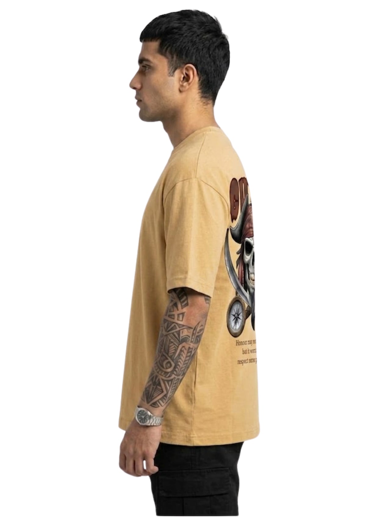 Ghost Graphic Oversized T-Shirt | 220 GSM | 100% Cotton