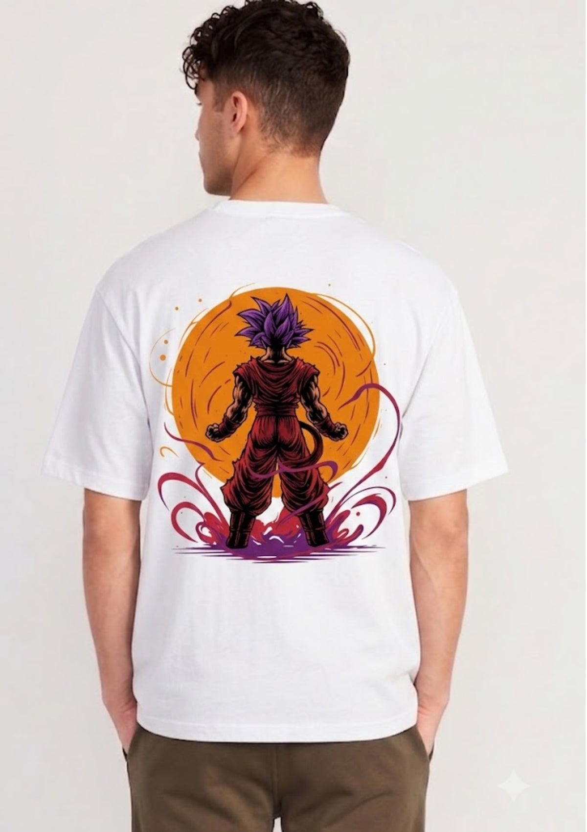Goku Graphic Oversized T-Shirt | 220 GSM | 100% Cotton