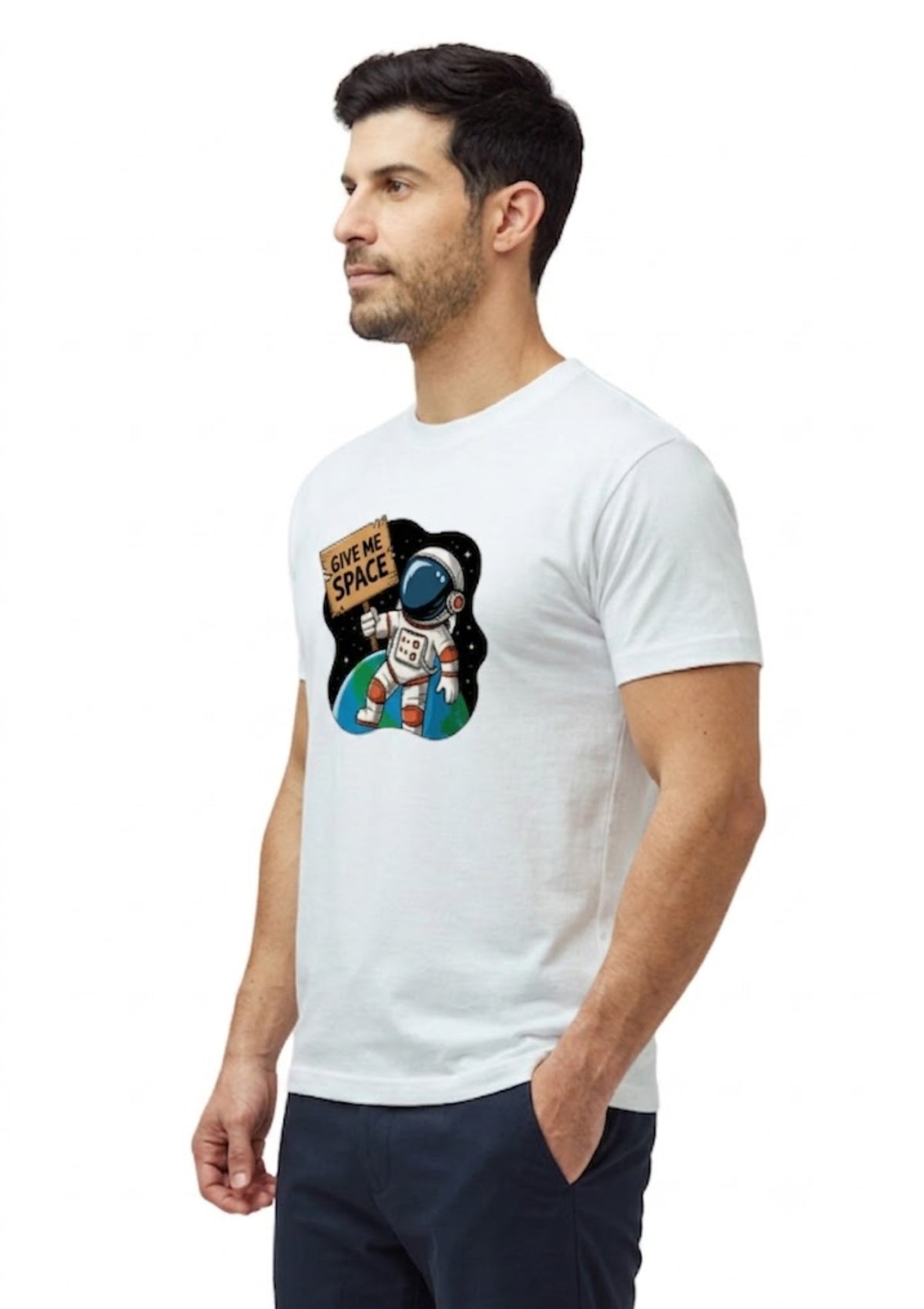 Give Me Space Regular T-Shirt | 180 GSM | 100% Cotton