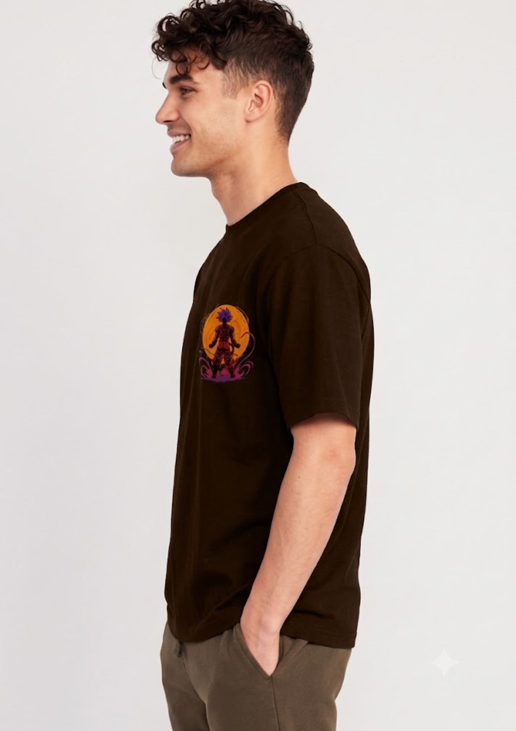 Goku Graphic Oversized T-Shirt | 220 GSM | 100% Cotton