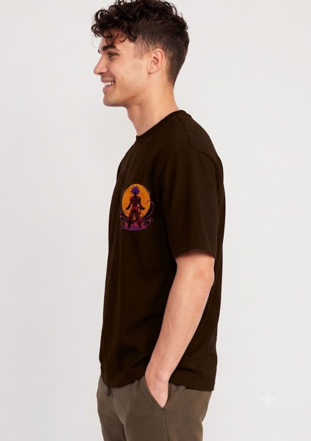 Goku Graphic Oversized T-Shirt | 220 GSM | 100% Cotton