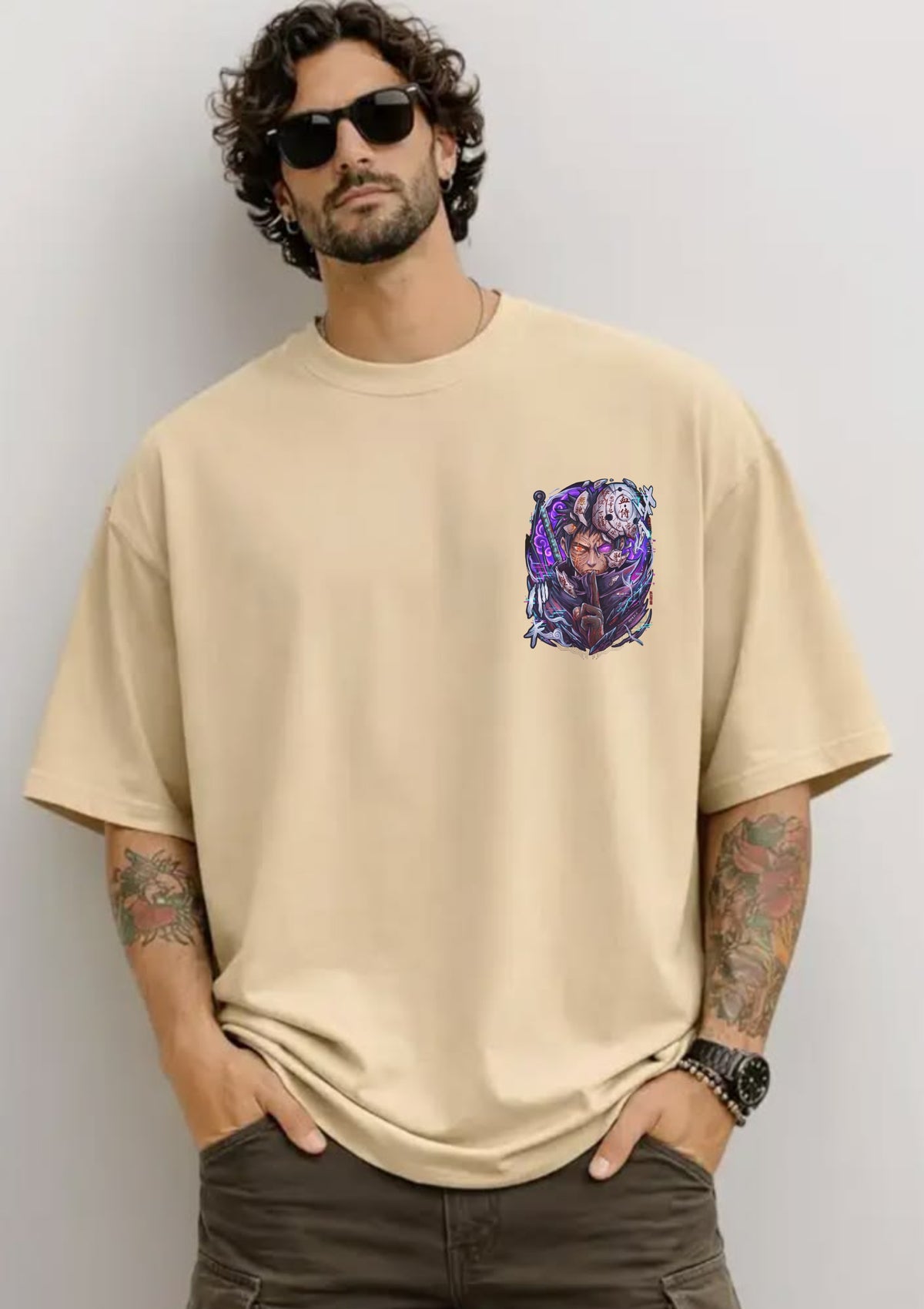 Naruto Graphic Oversized T-Shirt | 220 GSM | 100% Cotton