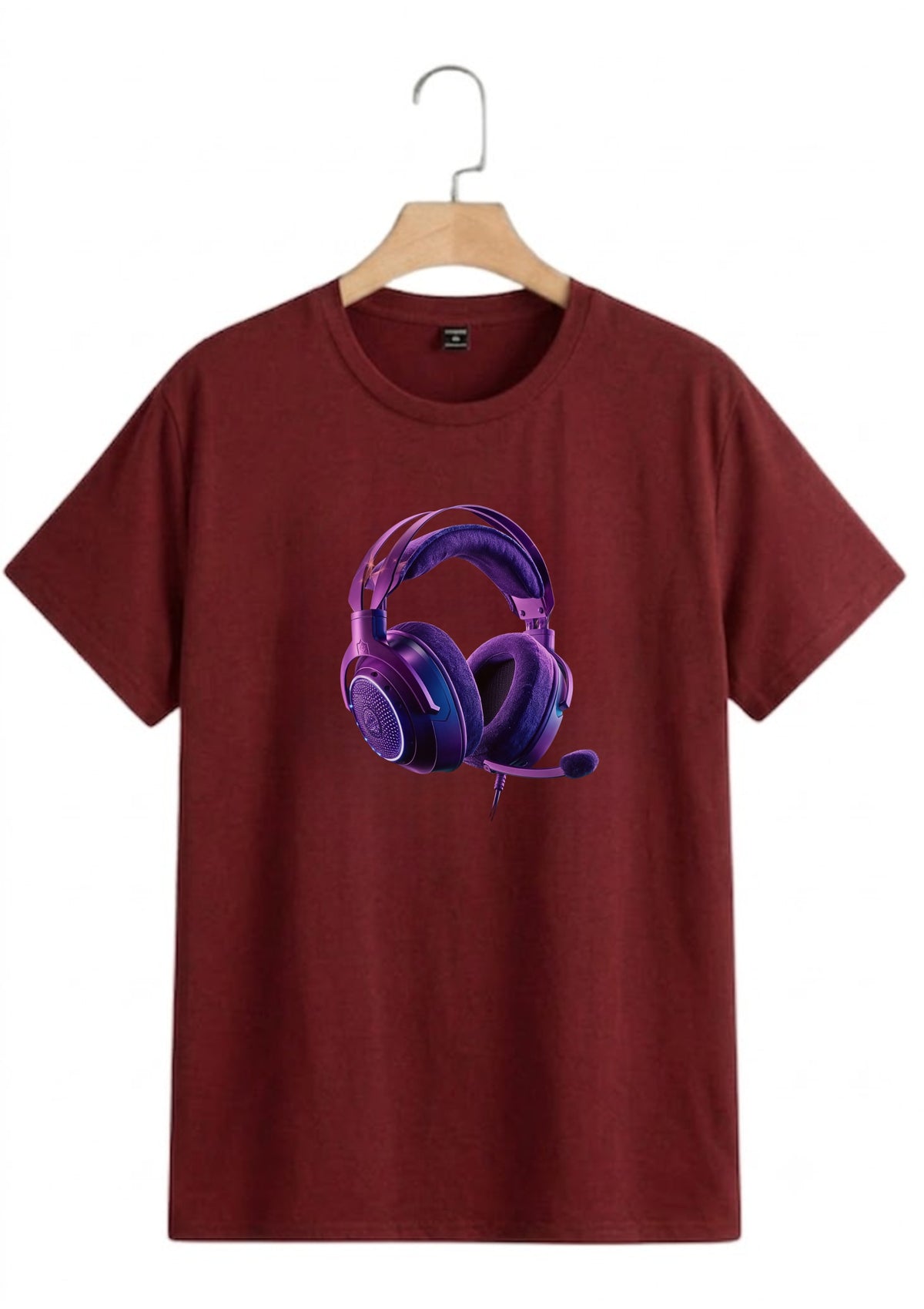 Headphones Regular T-Shirt | 180 GSM | 100% Cotton