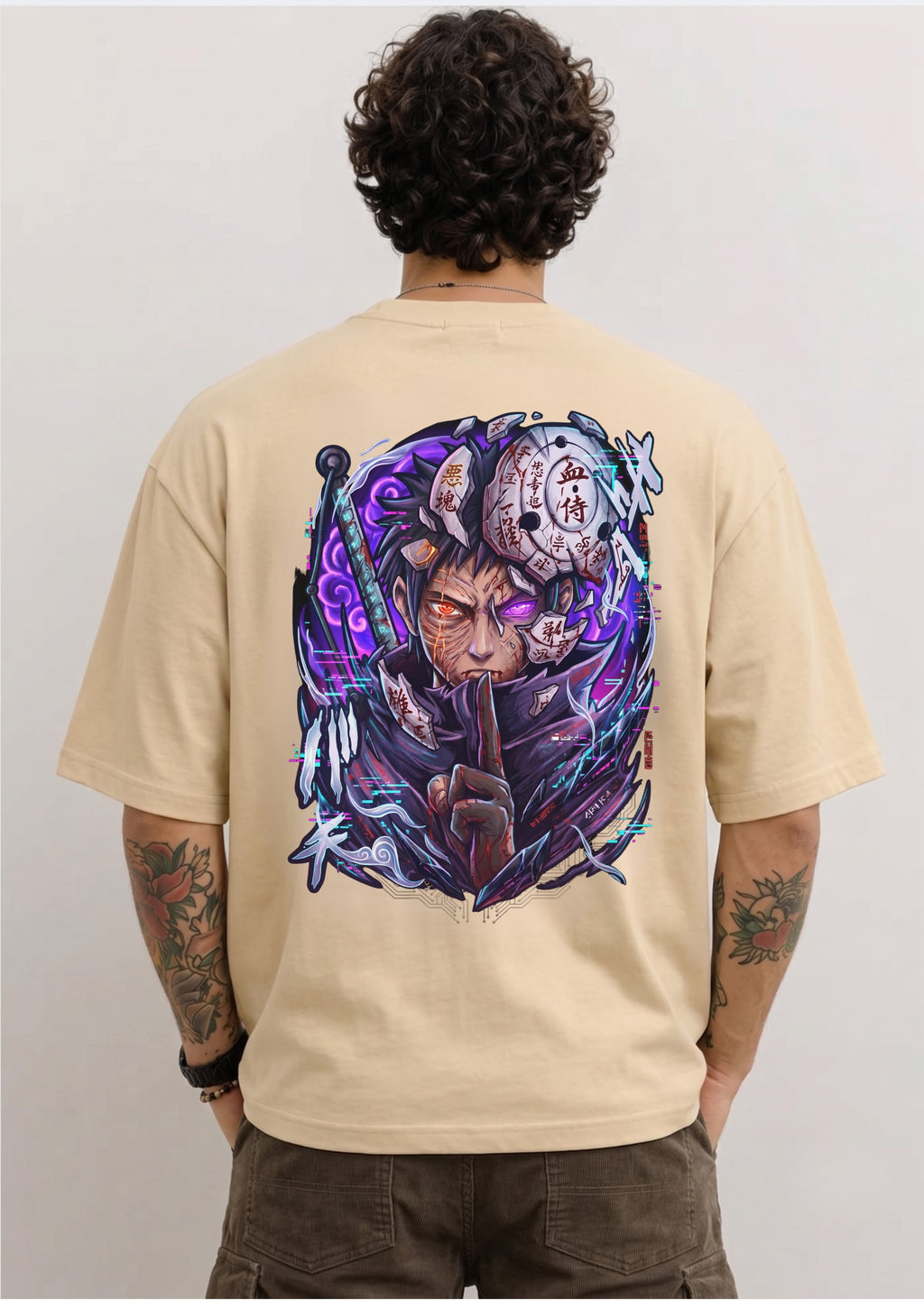 Naruto Graphic Oversized T-Shirt | 220 GSM | 100% Cotton