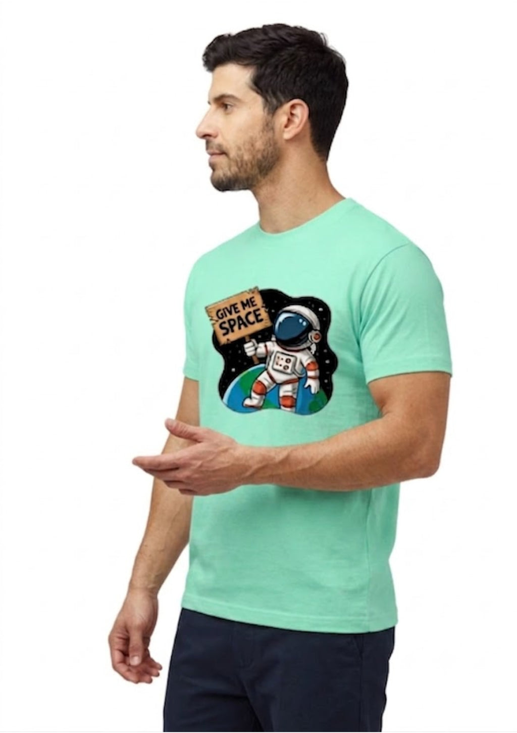 Give Me Space Regular T-Shirt | 180 GSM | 100% Cotton