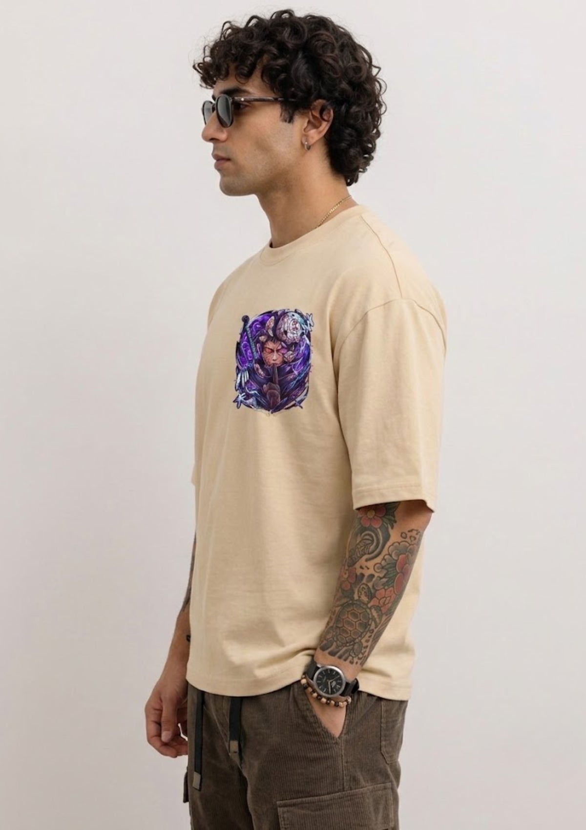 Naruto Graphic Oversized T-Shirt | 220 GSM | 100% Cotton