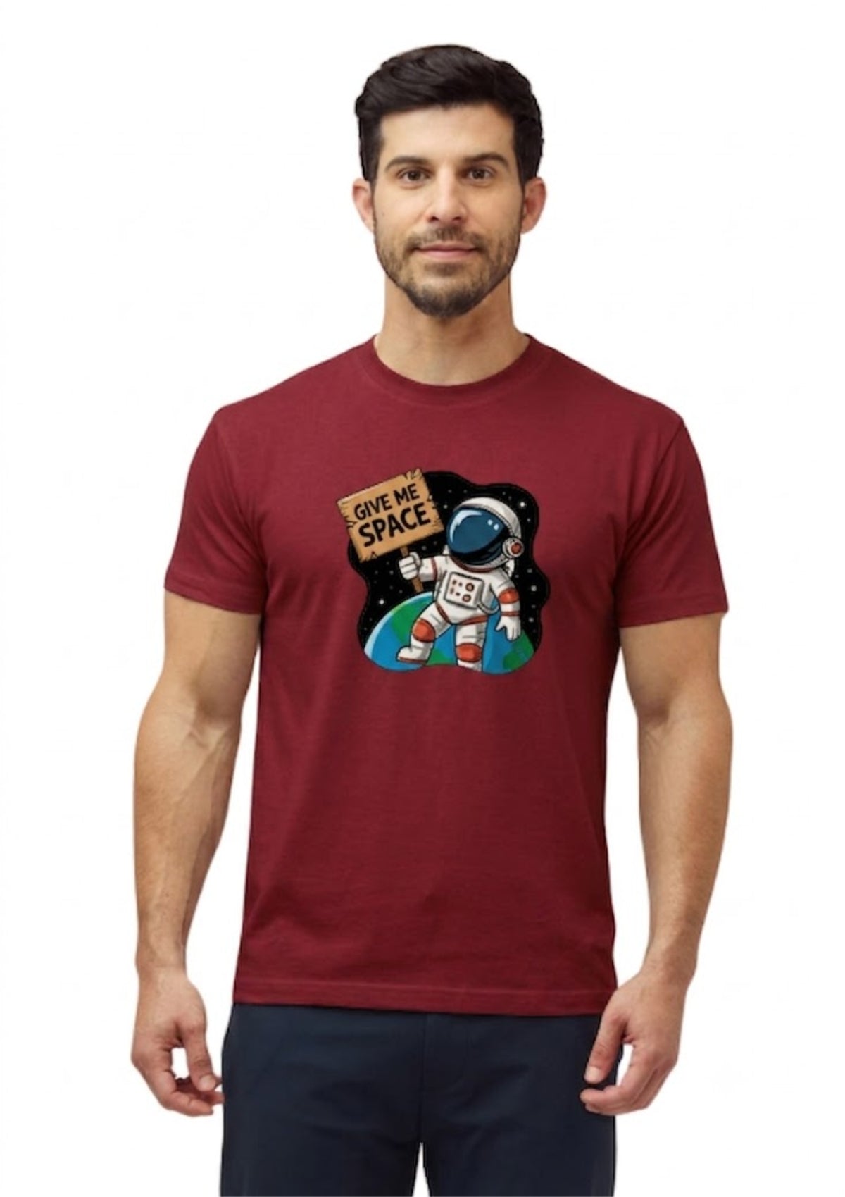 Give Me Space Regular T-Shirt | 180 GSM | 100% Cotton