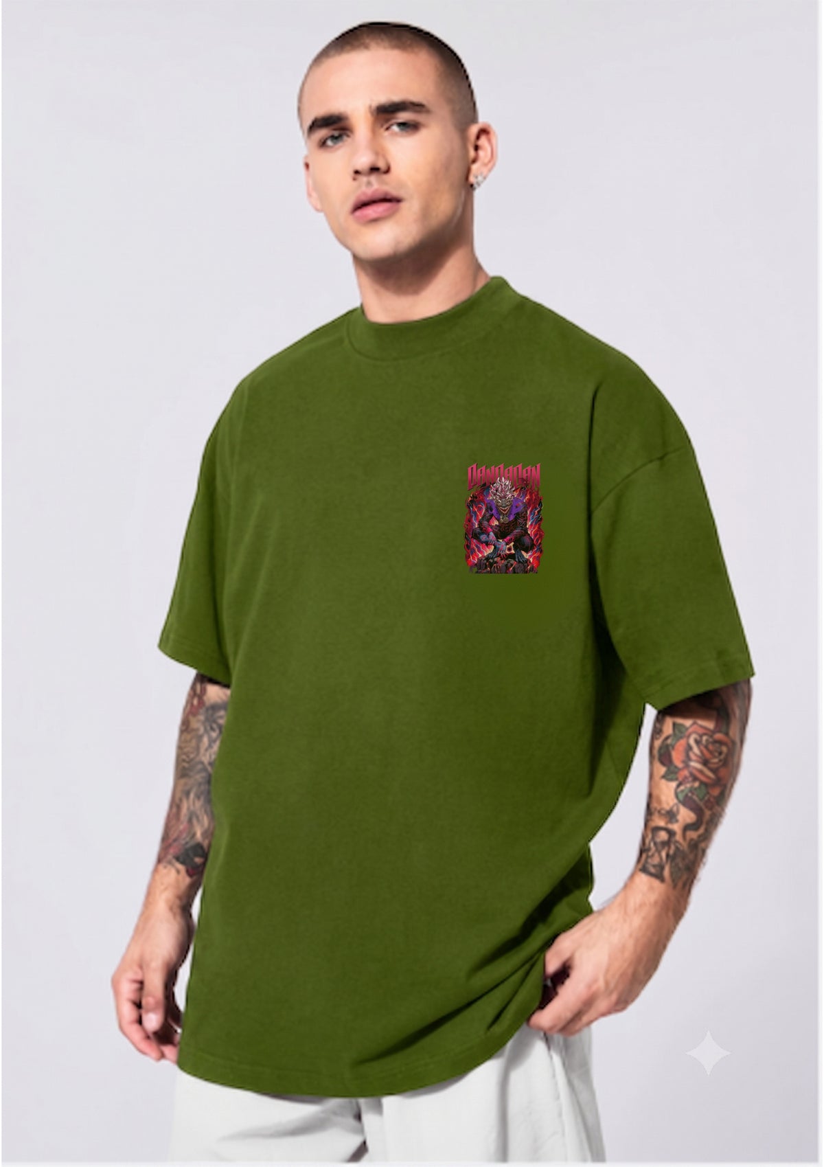 Dandadan Graphic Oversized T-Shirt | 220 GSM | 100% Cotton