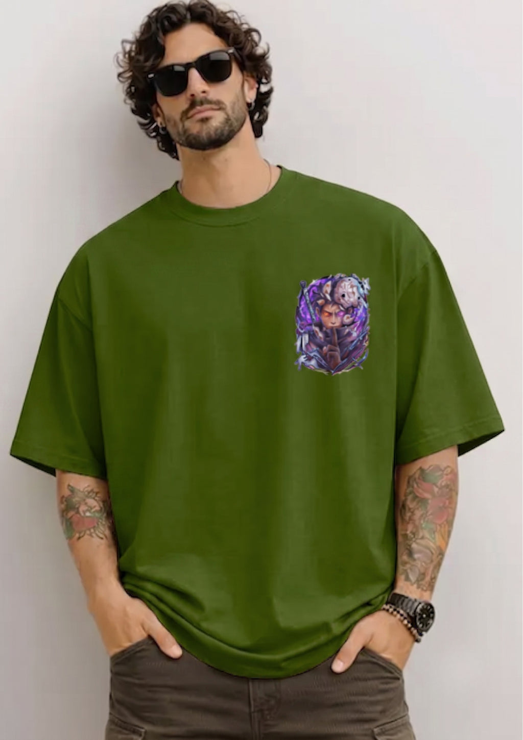 Naruto Graphic Oversized T-Shirt | 220 GSM | 100% Cotton