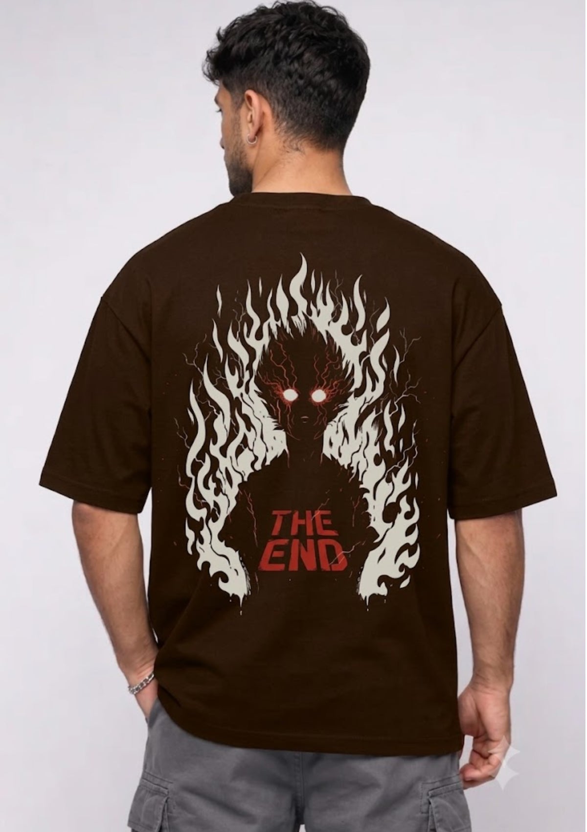 The End Graphic Oversized T-Shirt | 220 GSM | 100% Cotton
