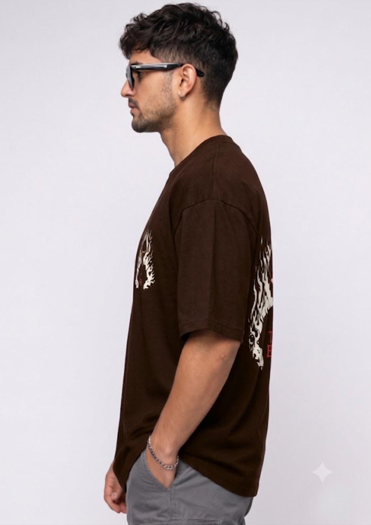 The End Graphic Oversized T-Shirt | 220 GSM | 100% Cotton