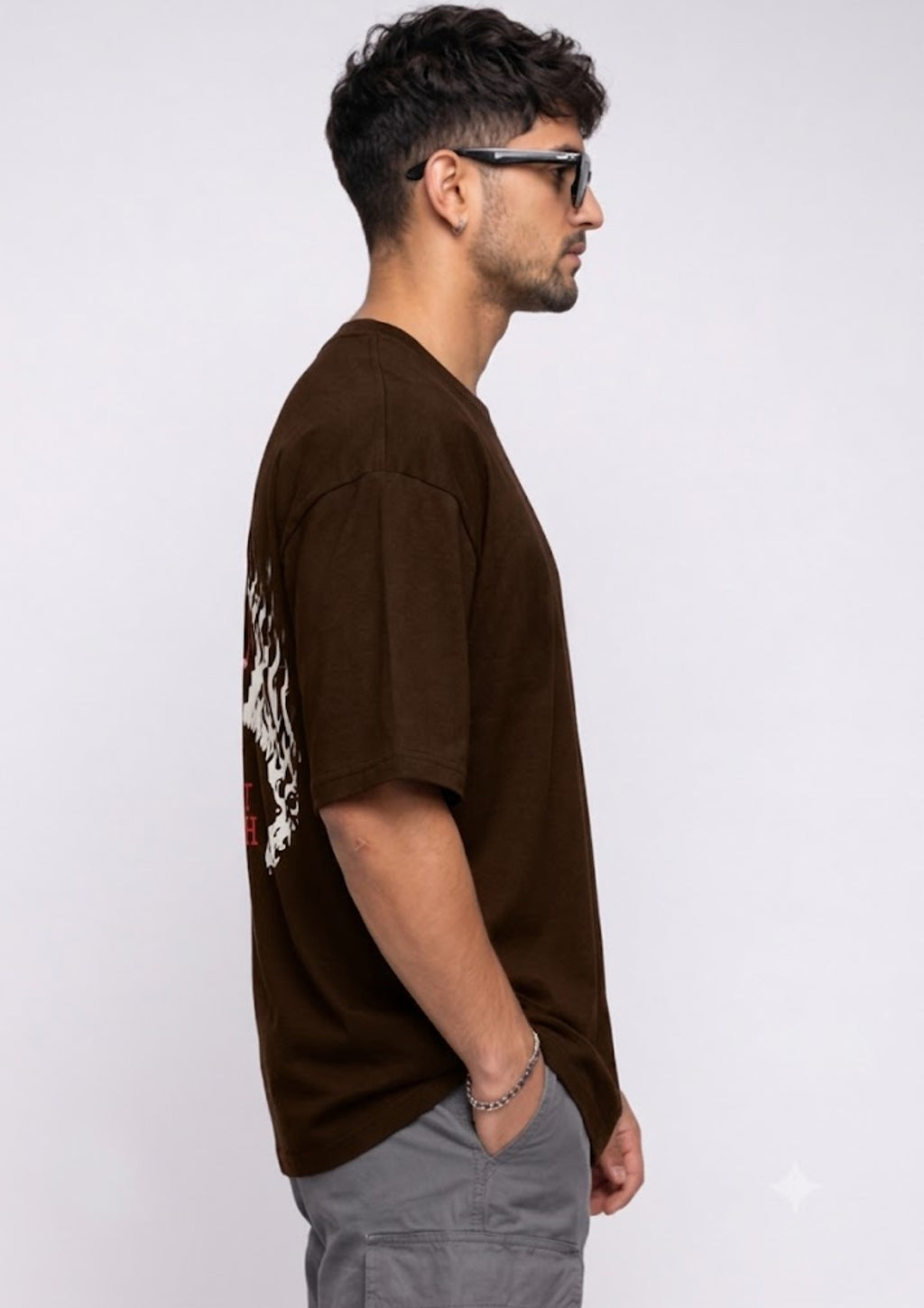 The End Graphic Oversized T-Shirt | 220 GSM | 100% Cotton