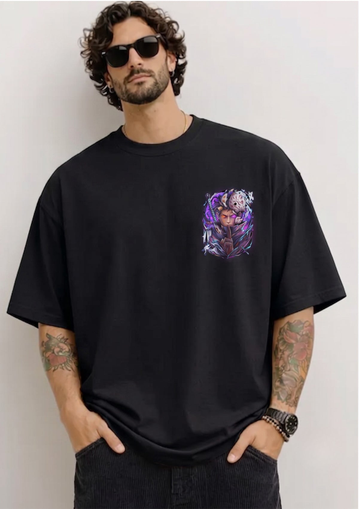 Naruto Graphic Oversized T-Shirt | 220 GSM | 100% Cotton