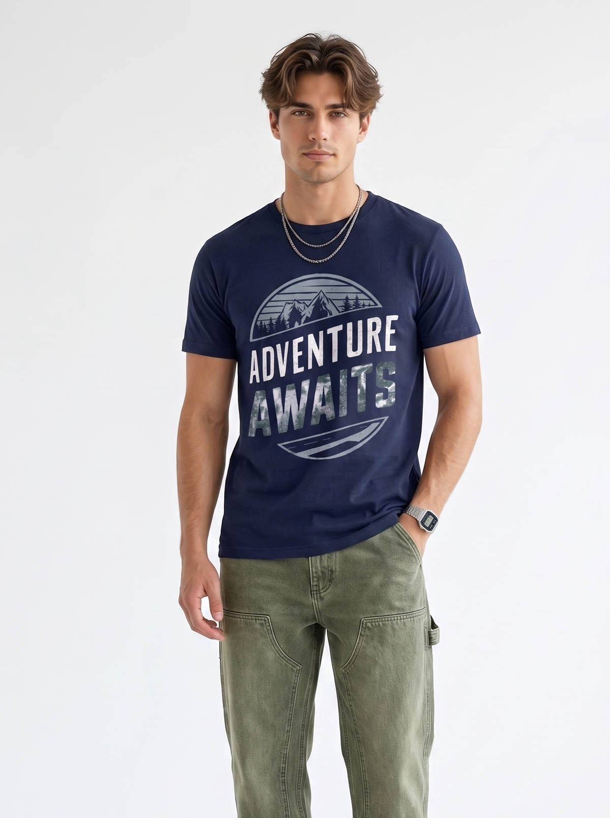 Adventure Awaits Regular T-Shirt | 180 GSM | 100% Cotton