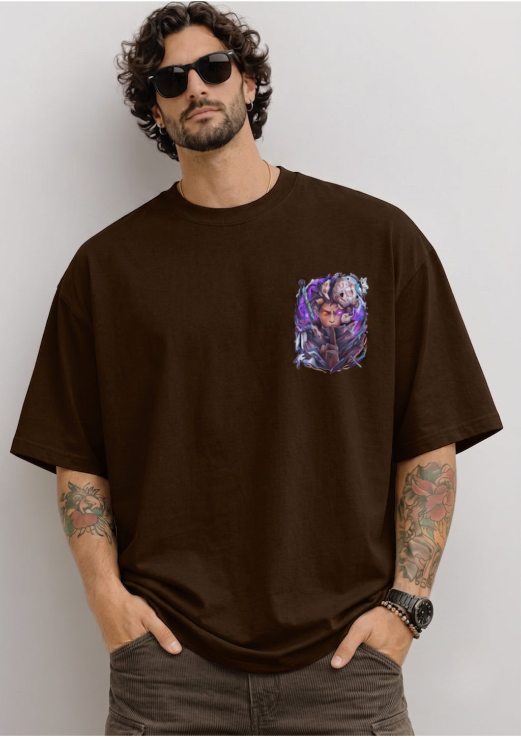 Naruto Graphic Oversized T-Shirt | 220 GSM | 100% Cotton