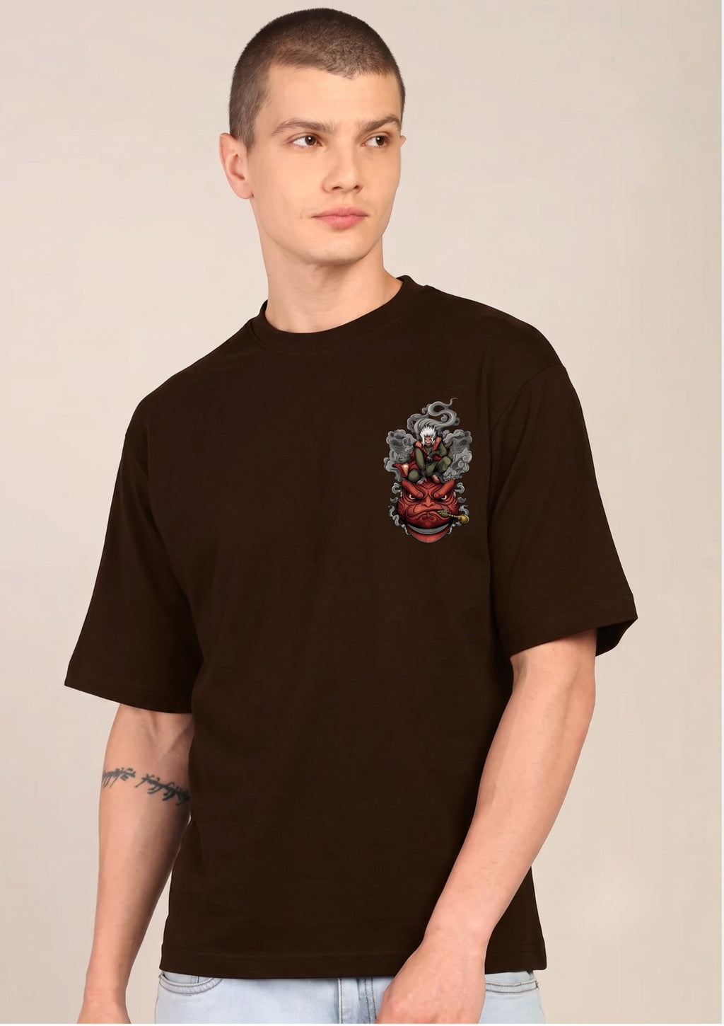 Senjutsu Graphic Oversized T-Shirt | 220 GSM | 100% Cotton
