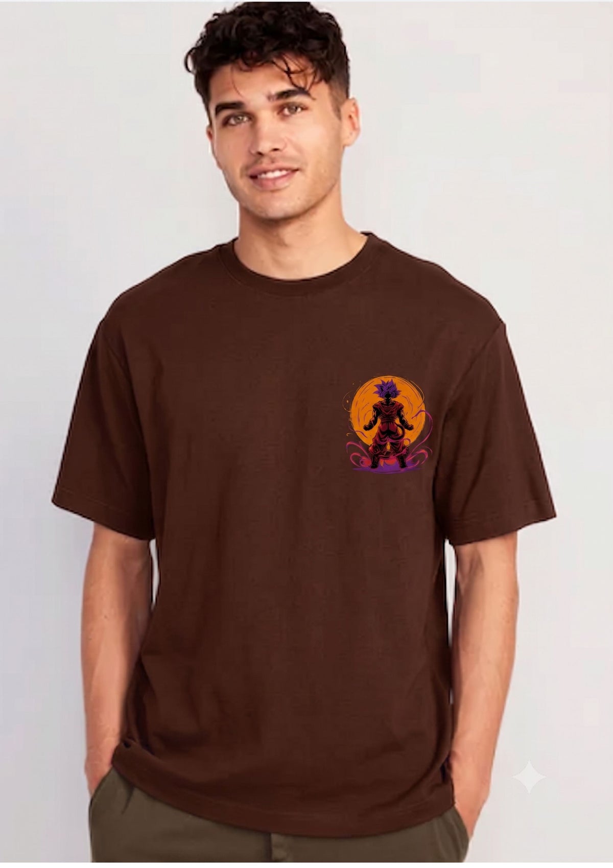 Goku Graphic Oversized T-Shirt | 220 GSM | 100% Cotton