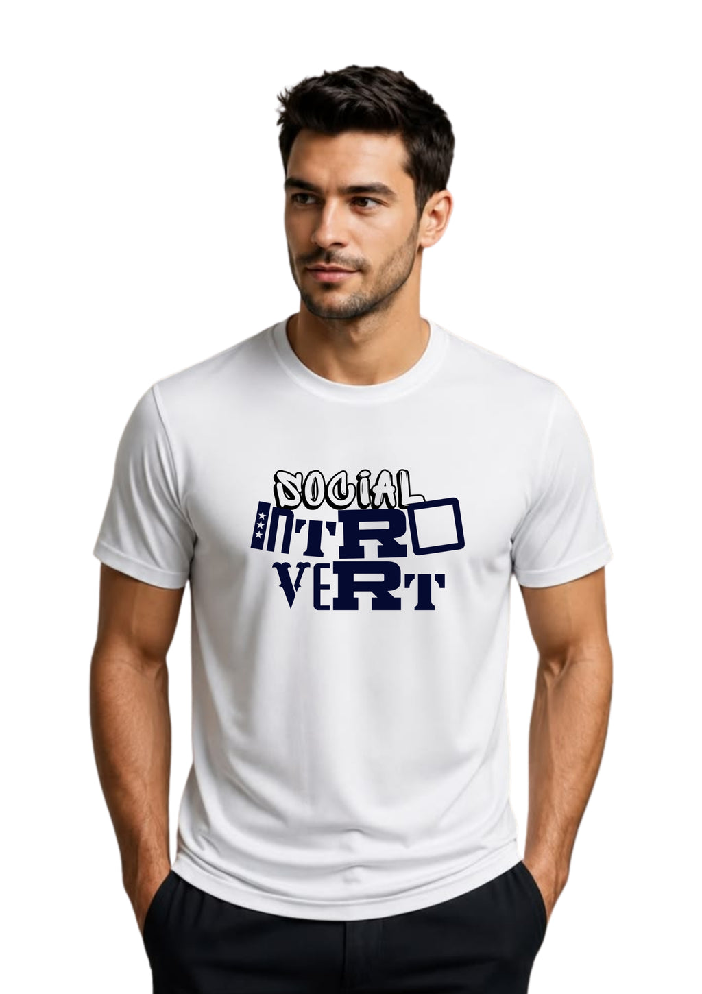 Social Introvert Regular T-Shirt | 180 GSM | 100% Cotton