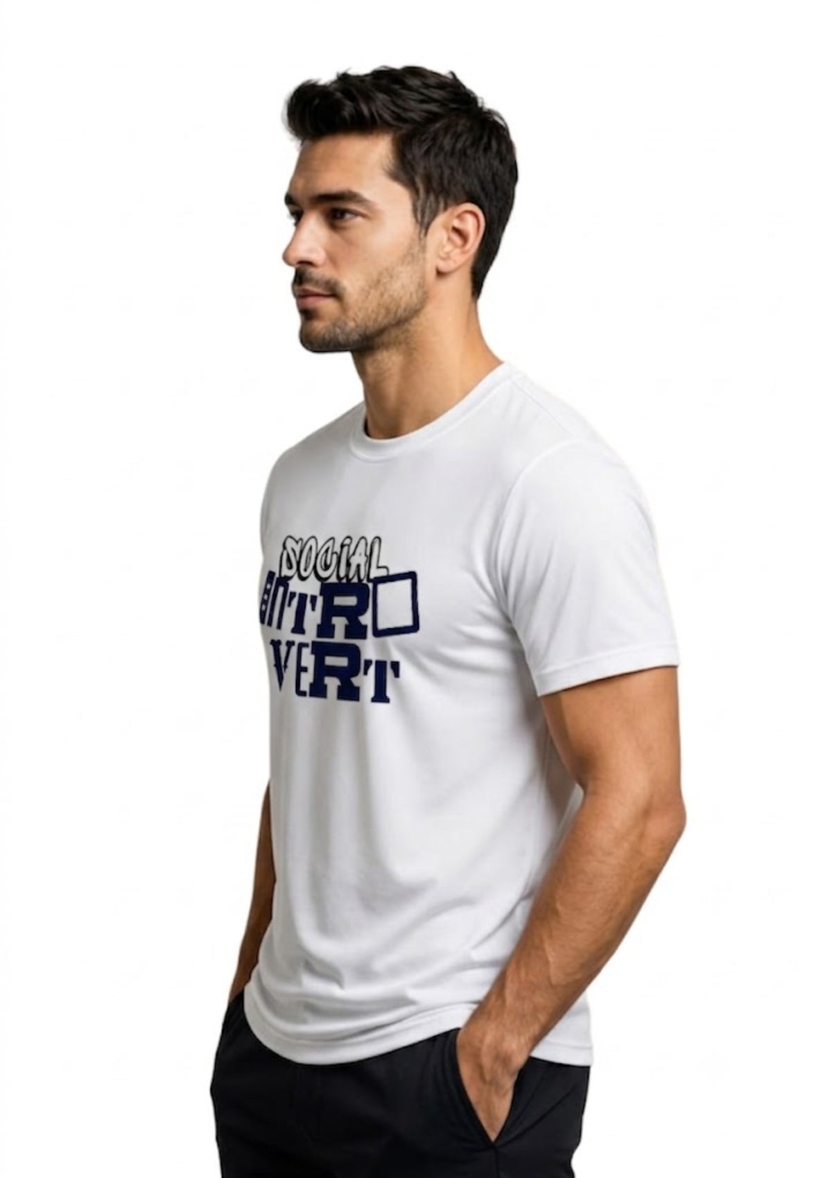 Social Introvert Regular T-Shirt | 180 GSM | 100% Cotton