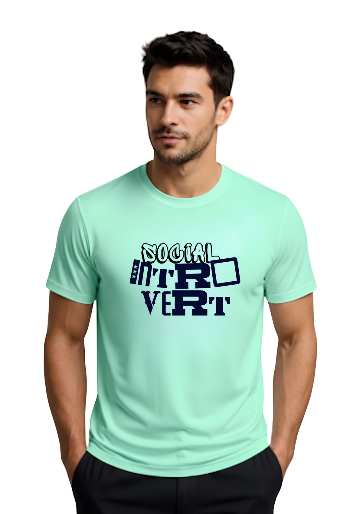 Social Introvert Regular T-Shirt | 180 GSM | 100% Cotton