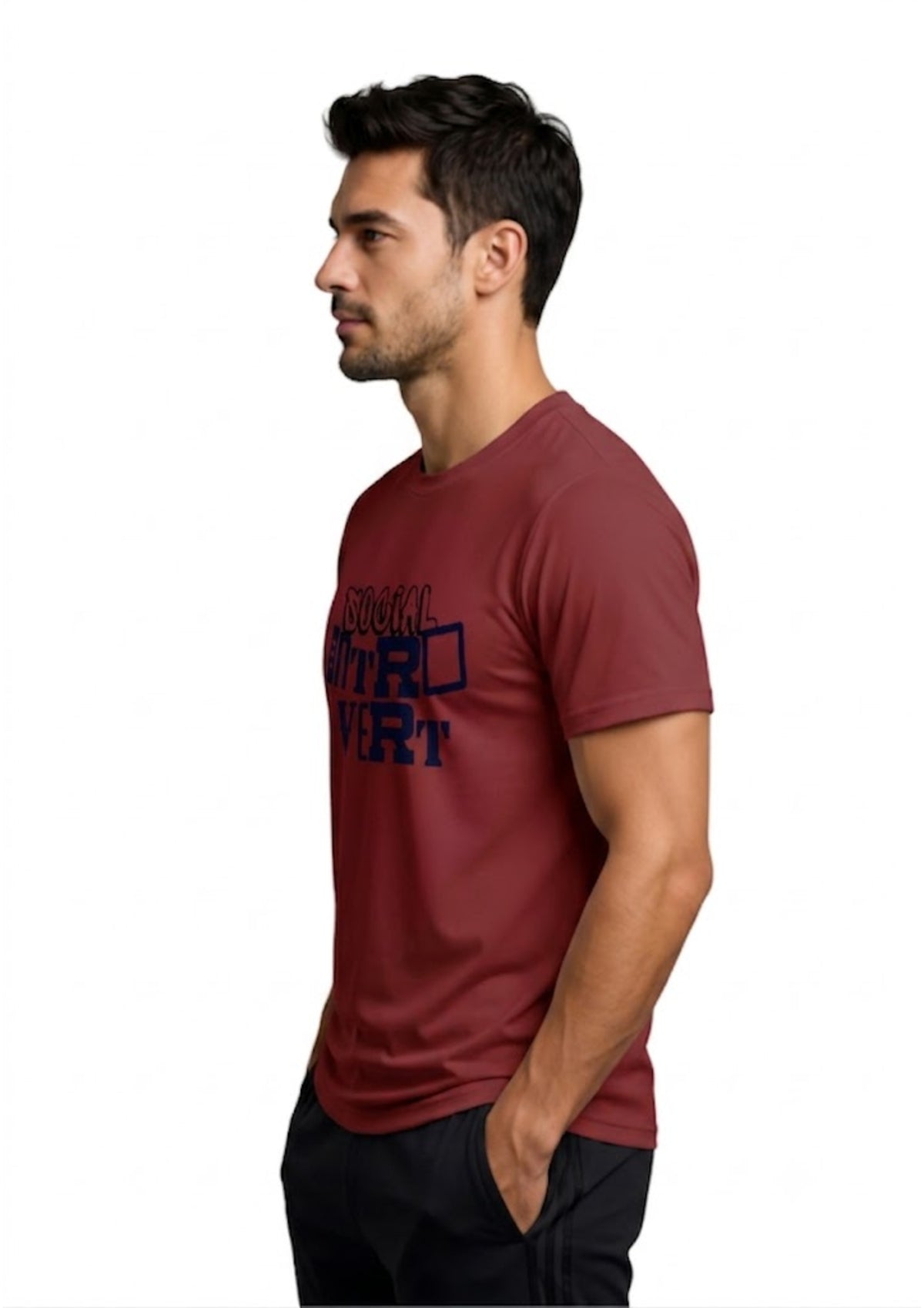 Social Introvert Regular T-Shirt | 180 GSM | 100% Cotton