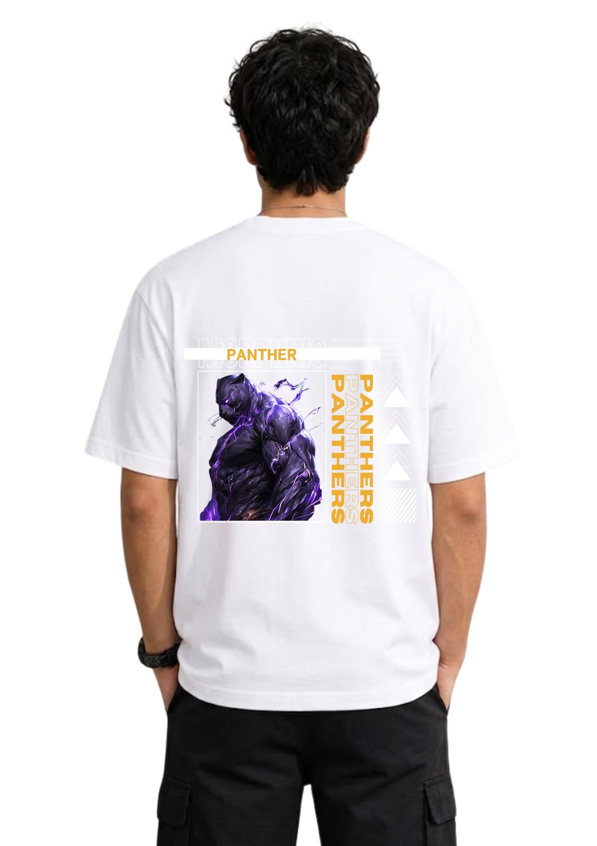 Panther Graphic Oversized T-Shirt | 220 GSM | 100% Cotton