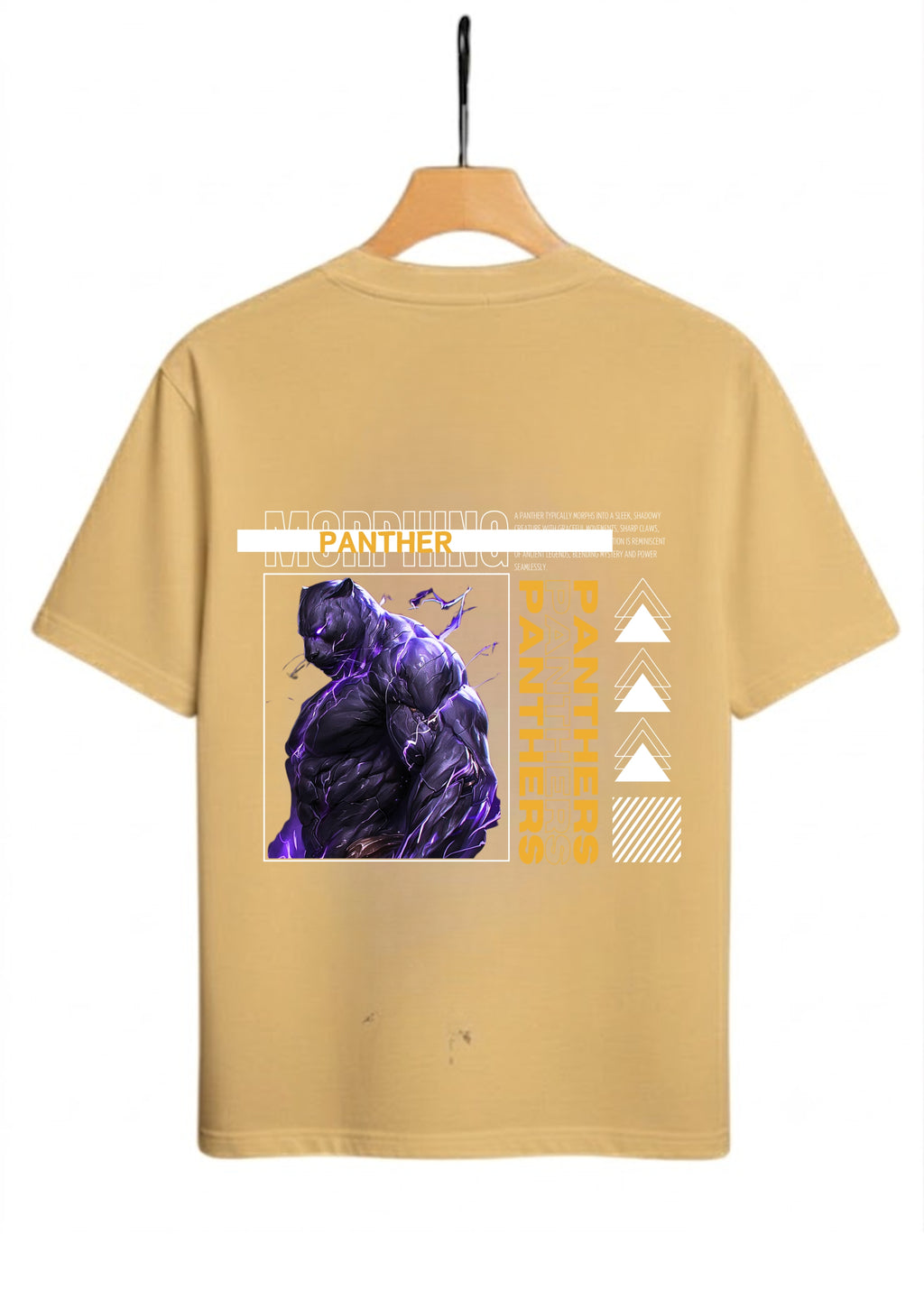 Panther Graphic Oversized T-Shirt | 220 GSM | 100% Cotton