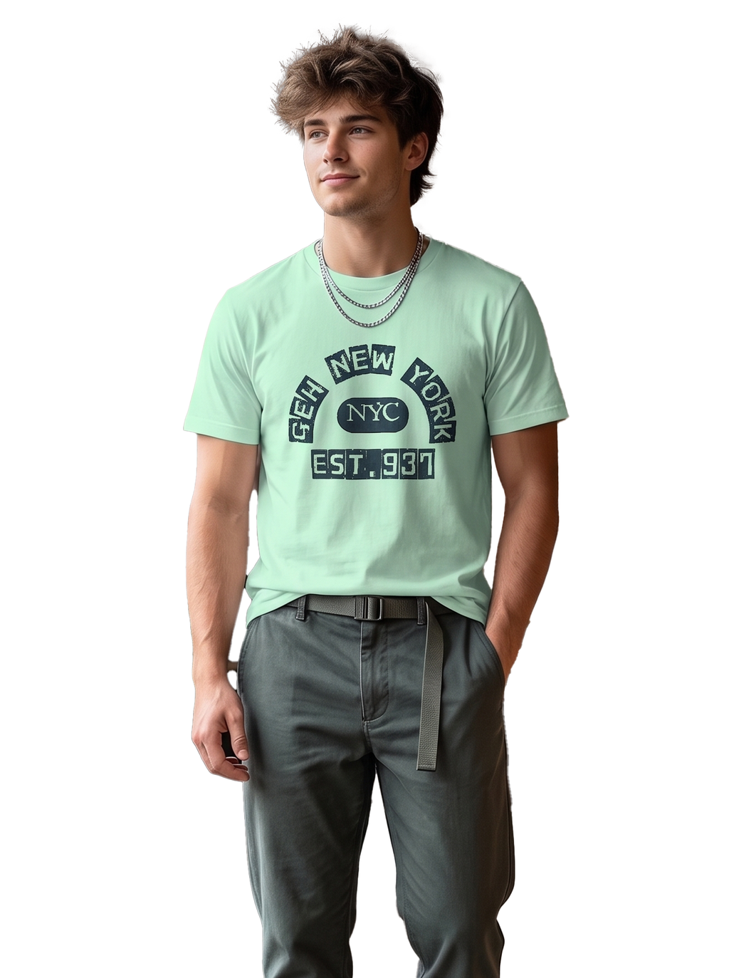 New York Regular T-Shirt | 180 GSM | 100% Cotton