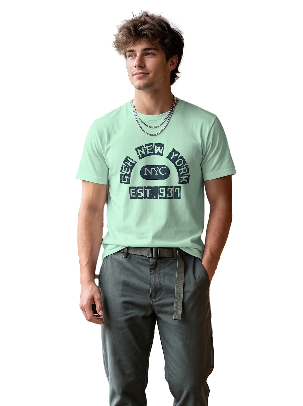 New York Regular T-Shirt | 180 GSM | 100% Cotton