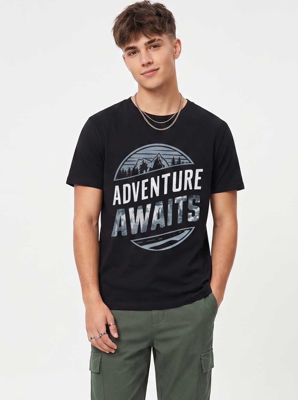 Adventure Awaits Regular T-Shirt | 180 GSM | 100% Cotton