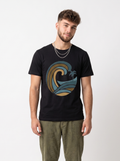 Coconut Tree Swirl Regular T-Shirt | 180 GSM | 100% Cotton