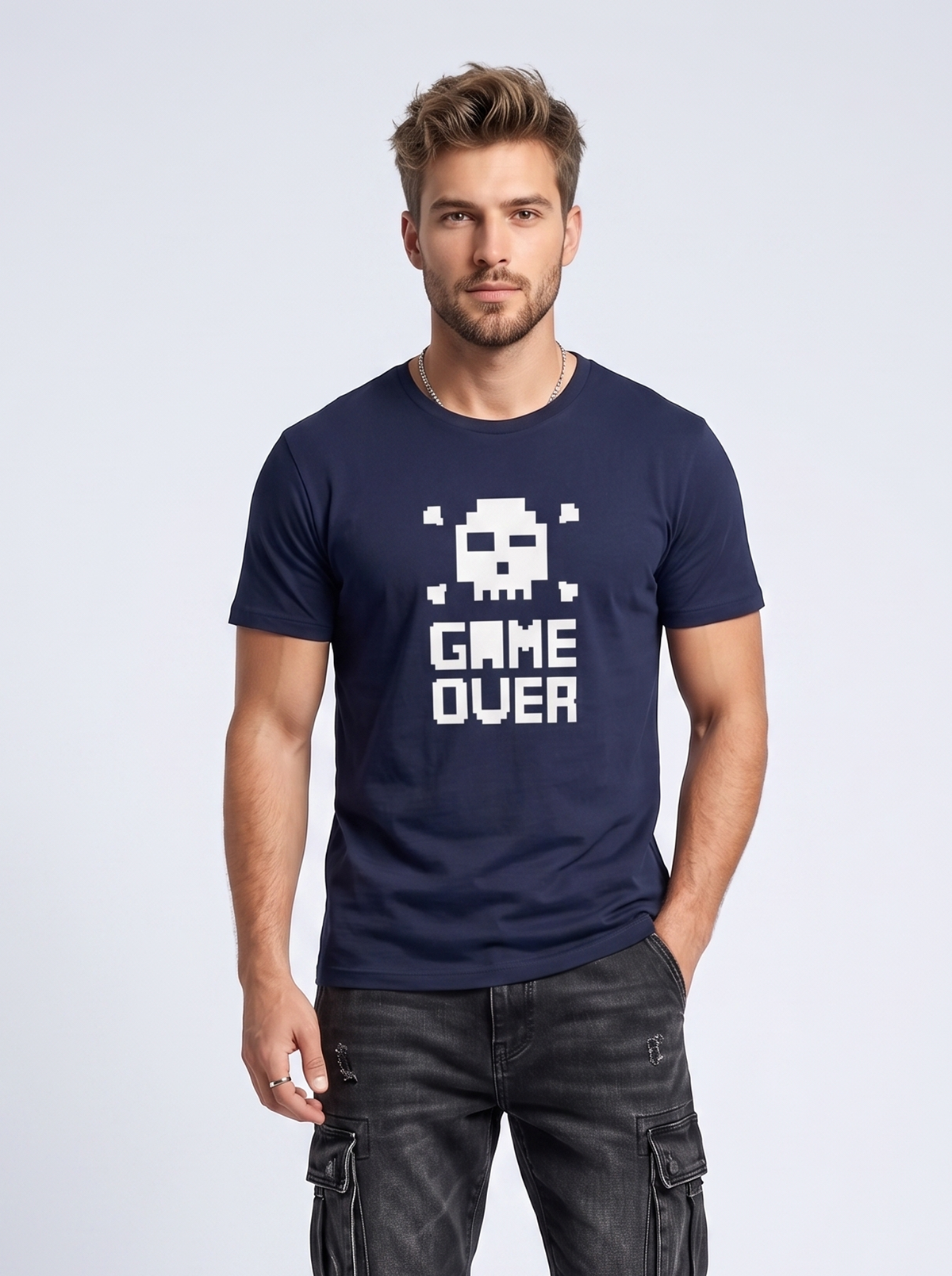 Game Over Regular T-Shirt | 180 GSM | 100% Cotton