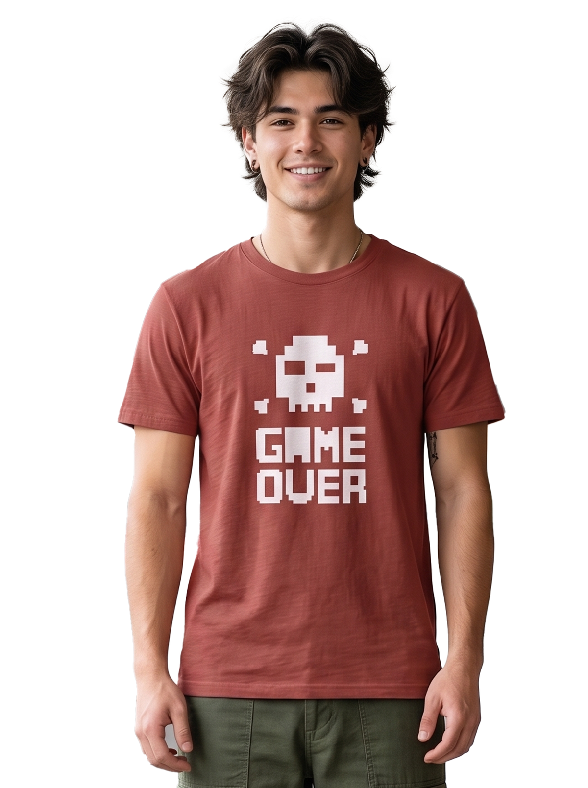 Game Over Regular T-Shirt | 180 GSM | 100% Cotton