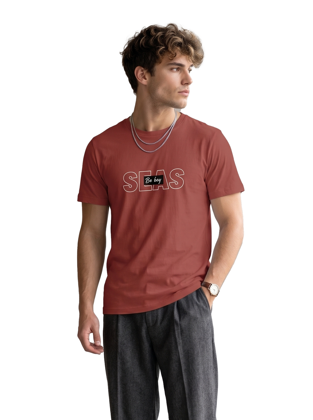 Seas the Day Regular T-Shirt | 180 GSM | 100% Cotton