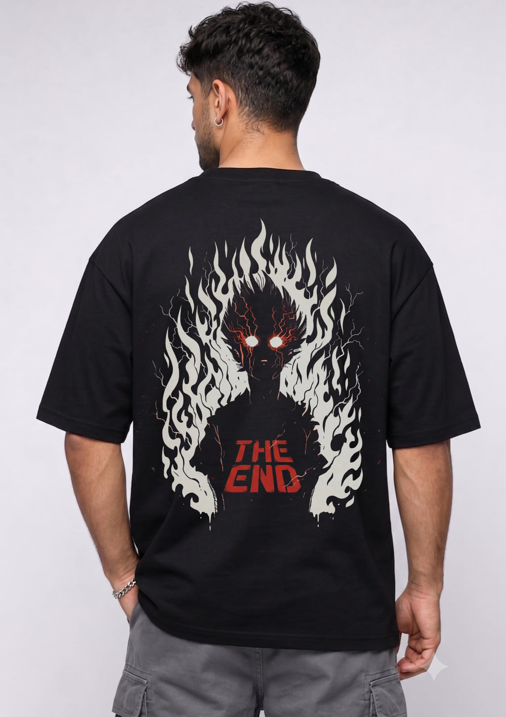The End Graphic Oversized T-Shirt | 220 GSM | 100% Cotton