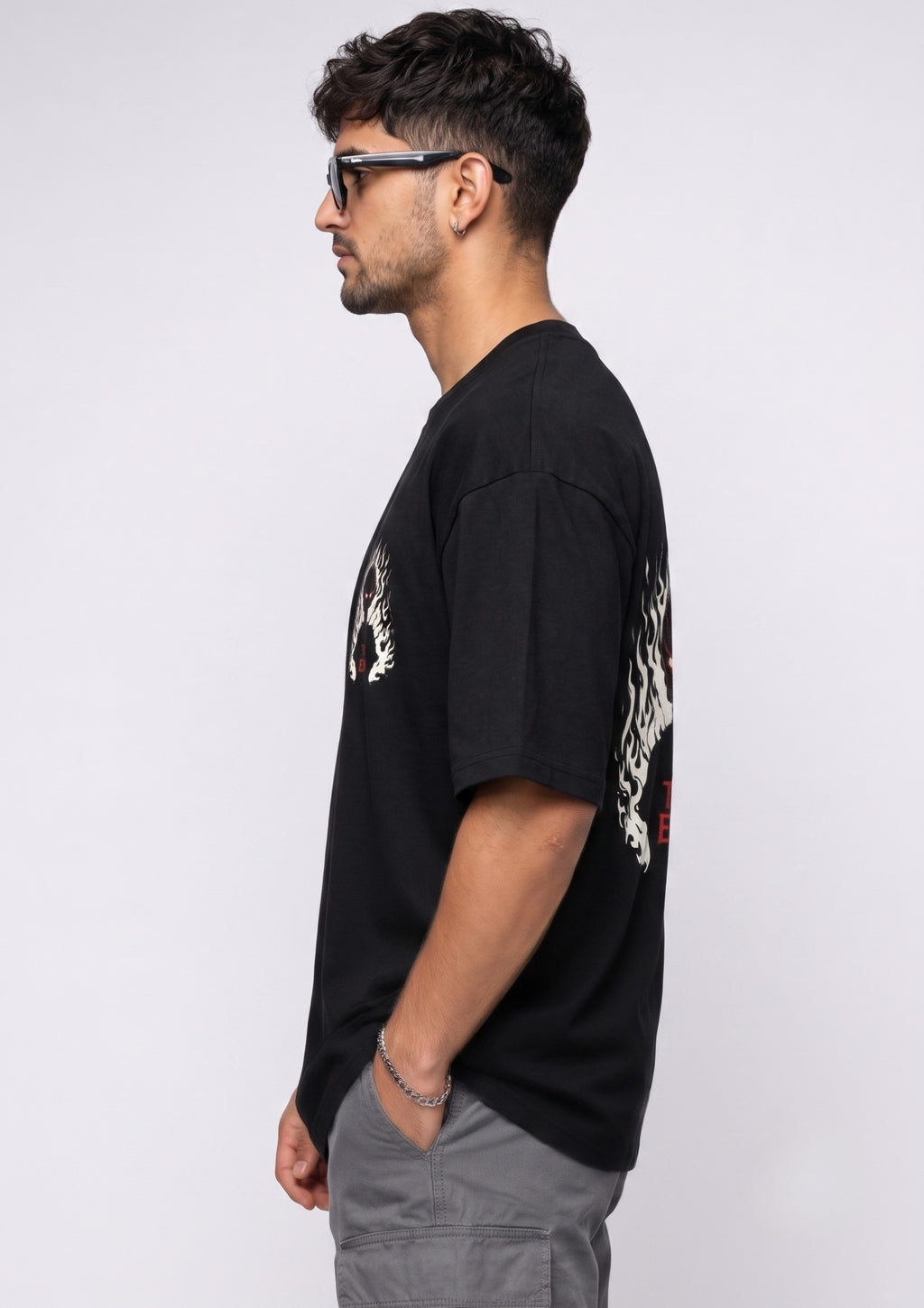 The End Graphic Oversized T-Shirt | 220 GSM | 100% Cotton