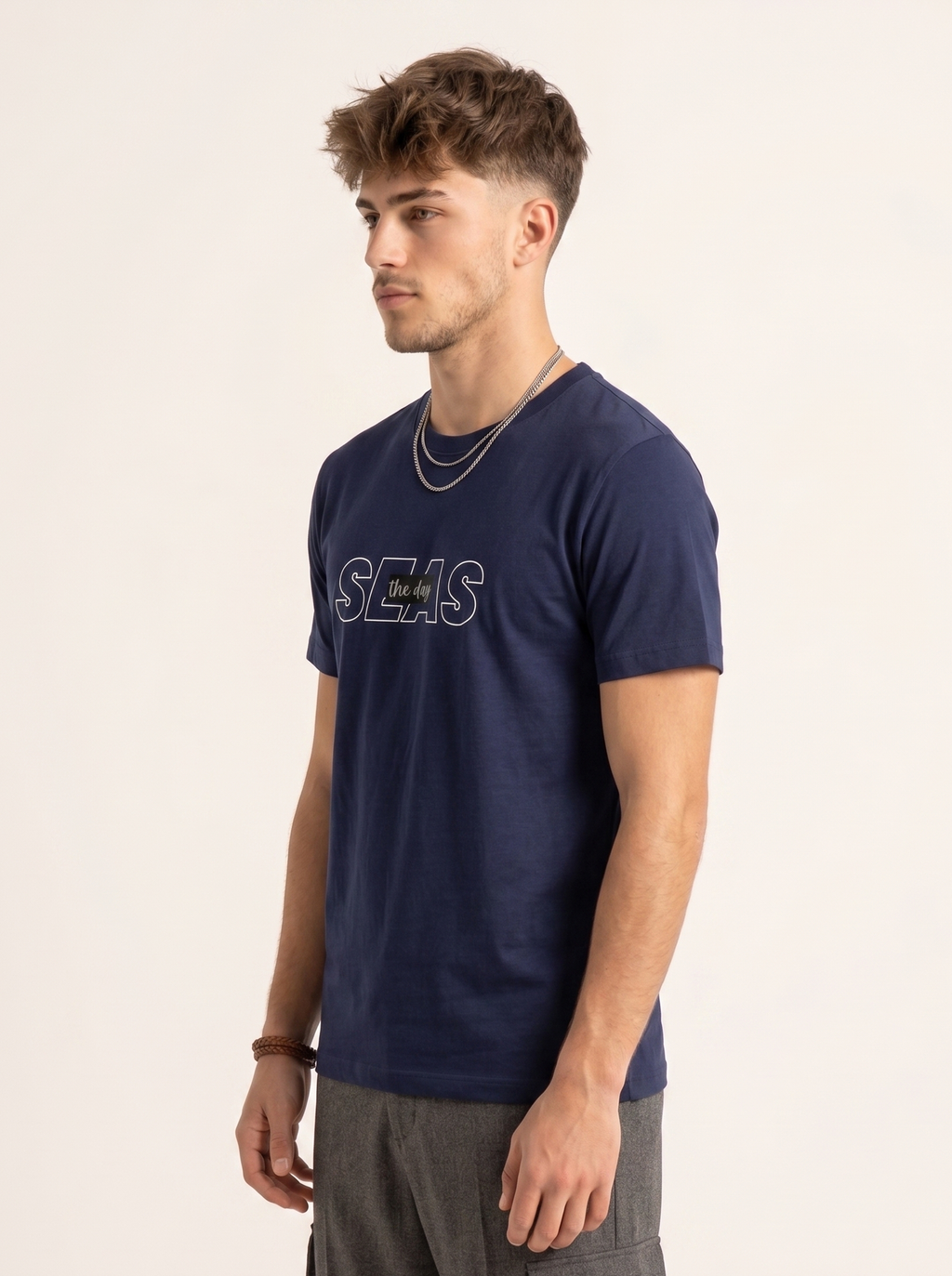 Seas the Day Regular T-Shirt | 180 GSM | 100% Cotton
