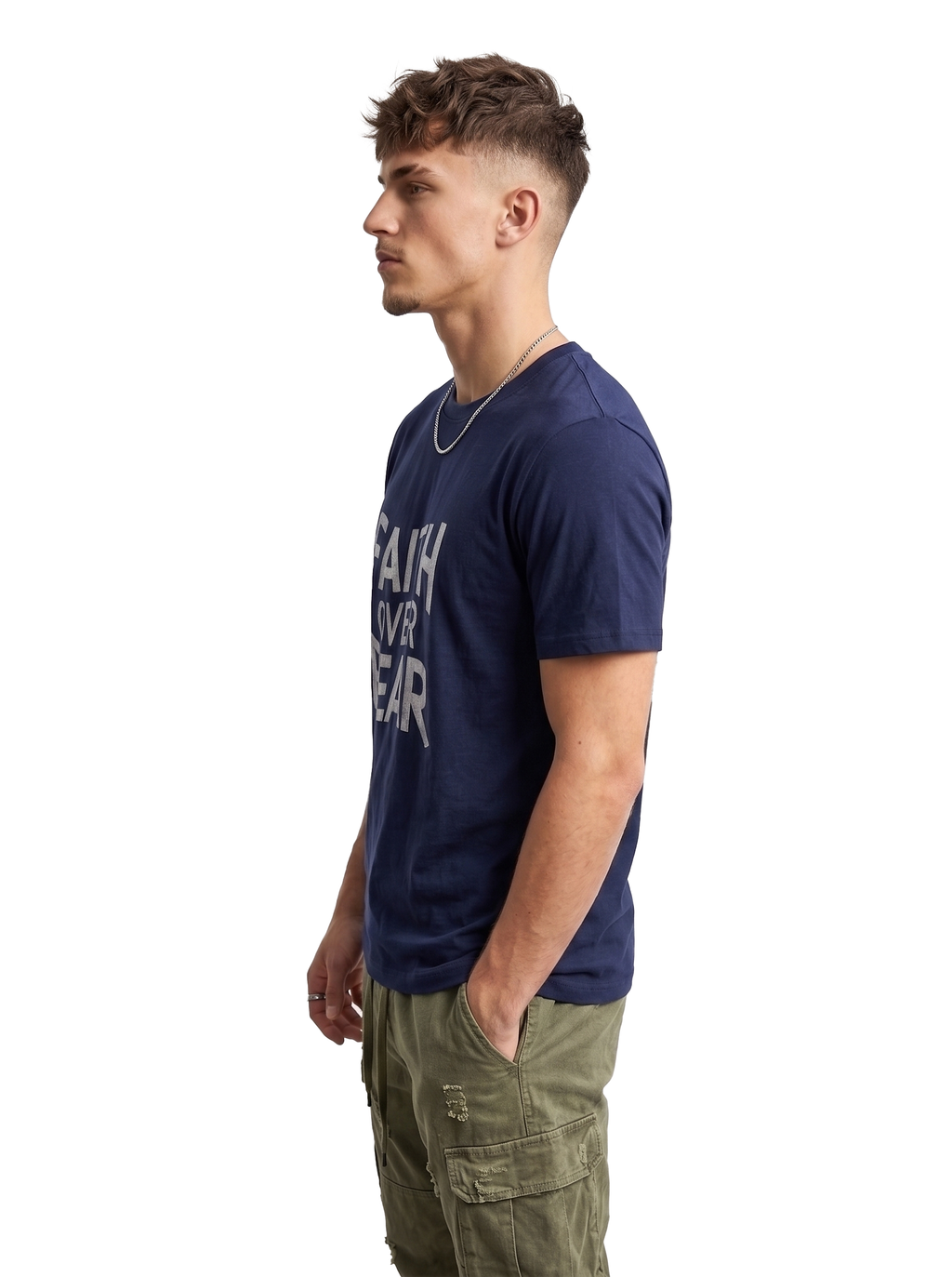 Faith Over You Regular T-Shirt | 180 GSM | 100% Cotton