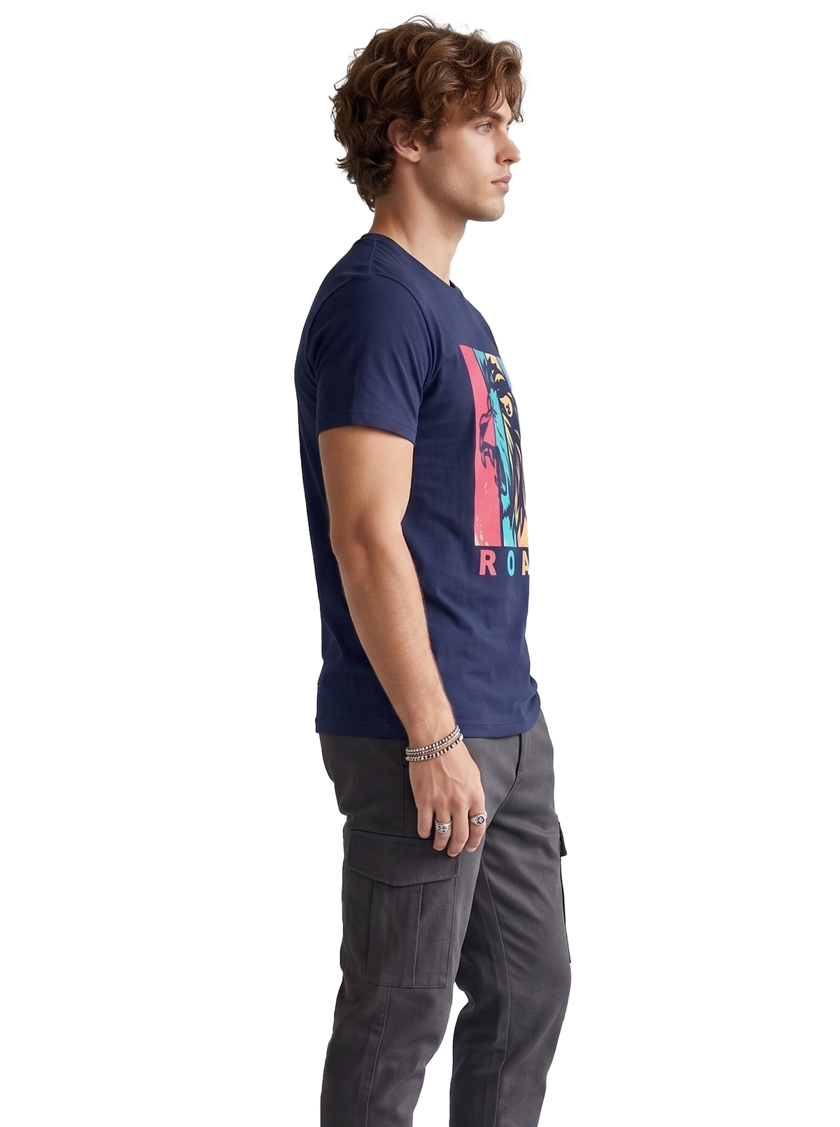 Lion Roar Regular T-Shirt | 180 GSM | 100% Cotton