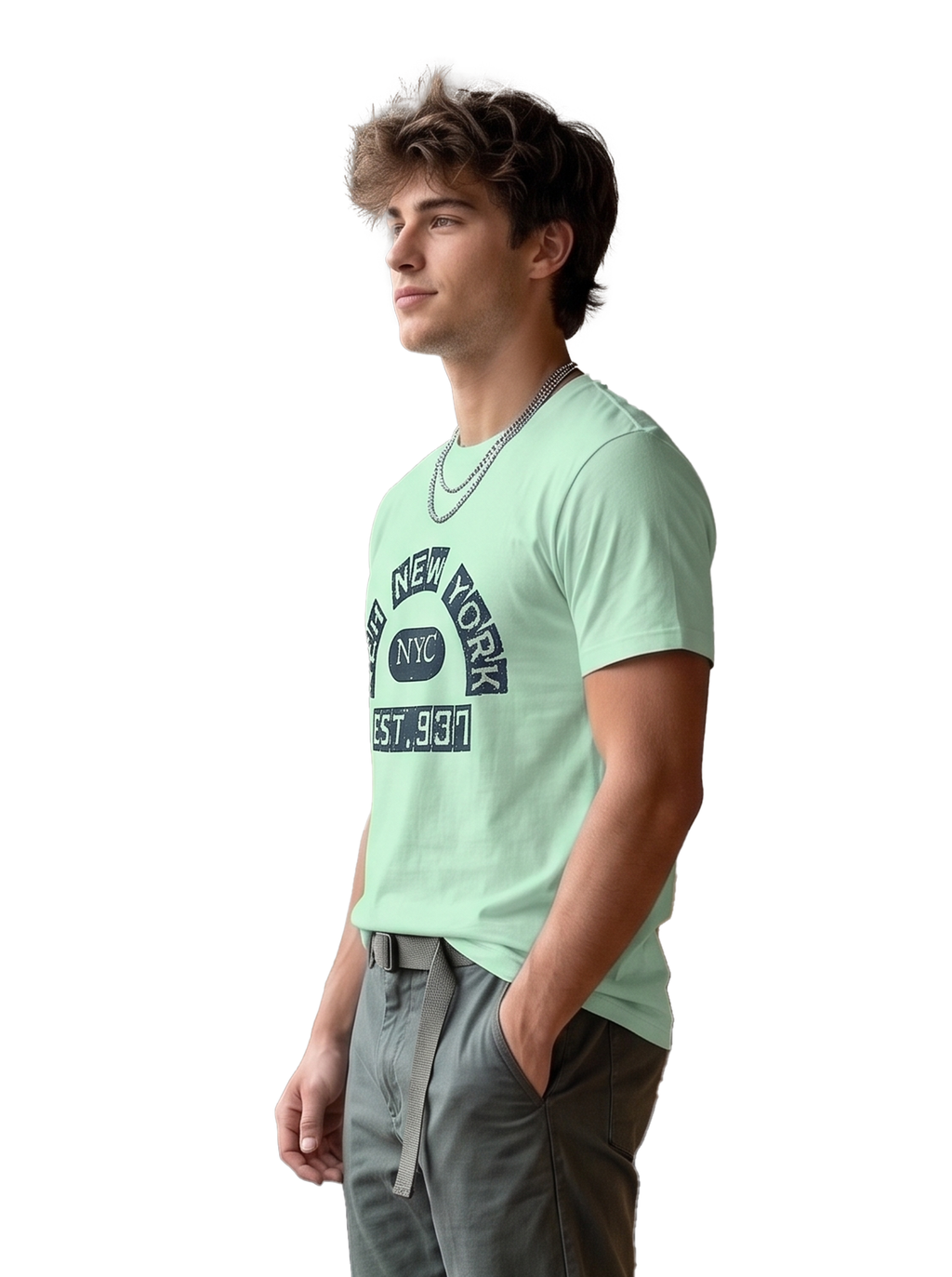 New York Regular T-Shirt | 180 GSM | 100% Cotton